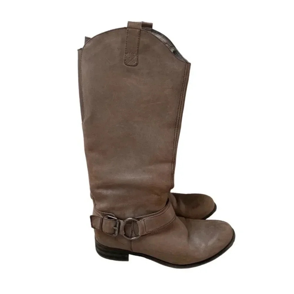 Blondo Tall Leather Riding Boots Aqua Protect 8